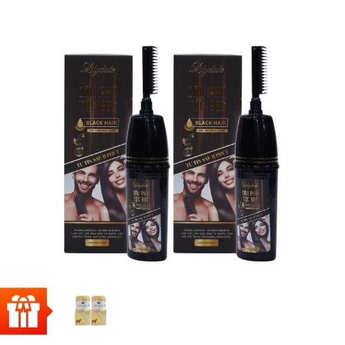 [ĐẠI LỄ - Edit] LILYDALE - 2 chai dầu gội phủ Bạc (MÀU ĐEN) + 2 hộp kem dưỡng da nhau thai cừu Costar Sheep Placenta cream (100g/hộp)