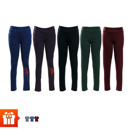 [0H]ROSIE_BỘ 05 QUẦN LEGGING TẶNG 3 ÁO THUN