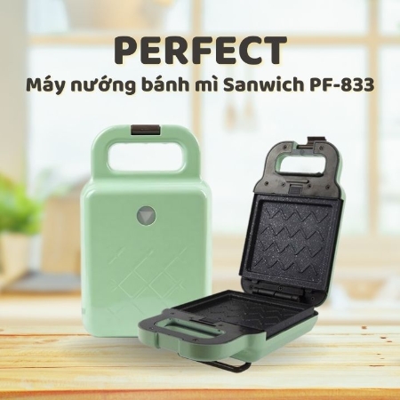 [60PH vàng] Máy nướng bánh mì Sandwich PF-833