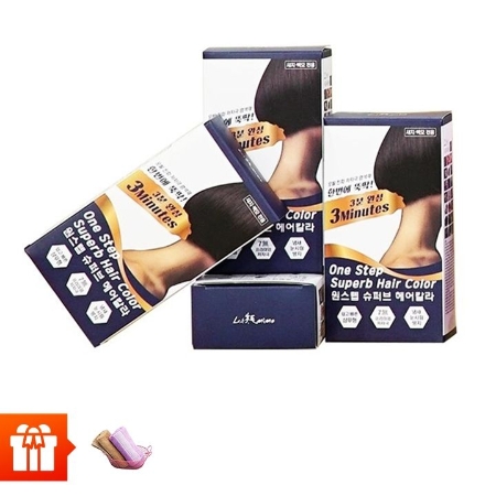 [ZP] LETMIMO - Bộ 4 hộp thuốc nhuộm tóc + 5 khăn Bestke 33*83cm