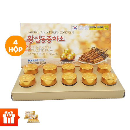 Combo 4 hộp TPBS Viên đông trùng hạ thảo (10 viên/ hộp) + 2 hộp cùng loại