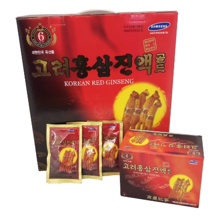 [OB]_2 Hộp Nước Hông Sâm Korean Red Ginseng Gold 80ml/gói x 60 gói/hộp