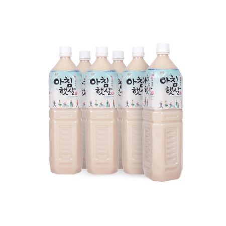 [EC] WOONGJIN- Combo 6 chai nước gạo buổi sáng Hàn Quốc morning rice 1,5L/ chai