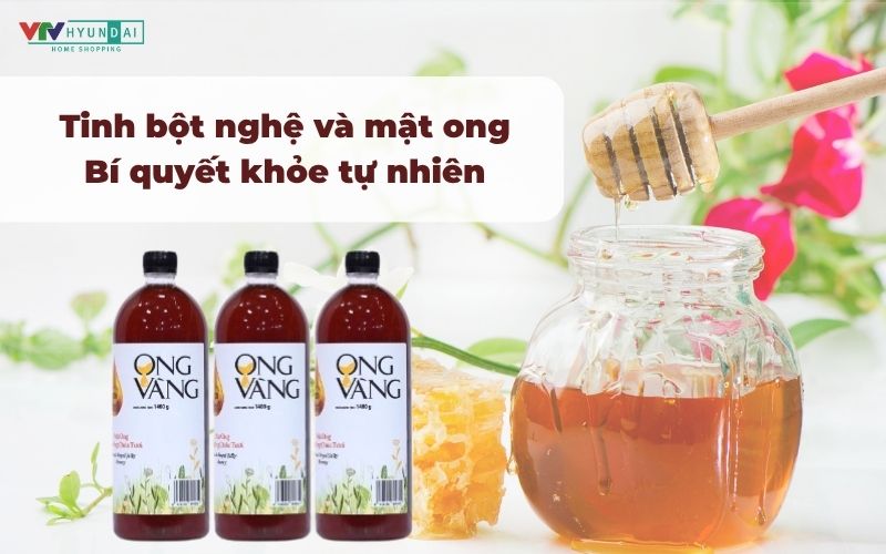 Tinh bột nghệ uống với mật ong: Bí quyết chăm sóc sức khỏe từ thiên nhiên