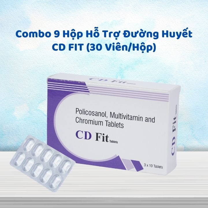 Hỗ Trợ Đường Huyết CD FIT (30 Viên/Hộp) 1