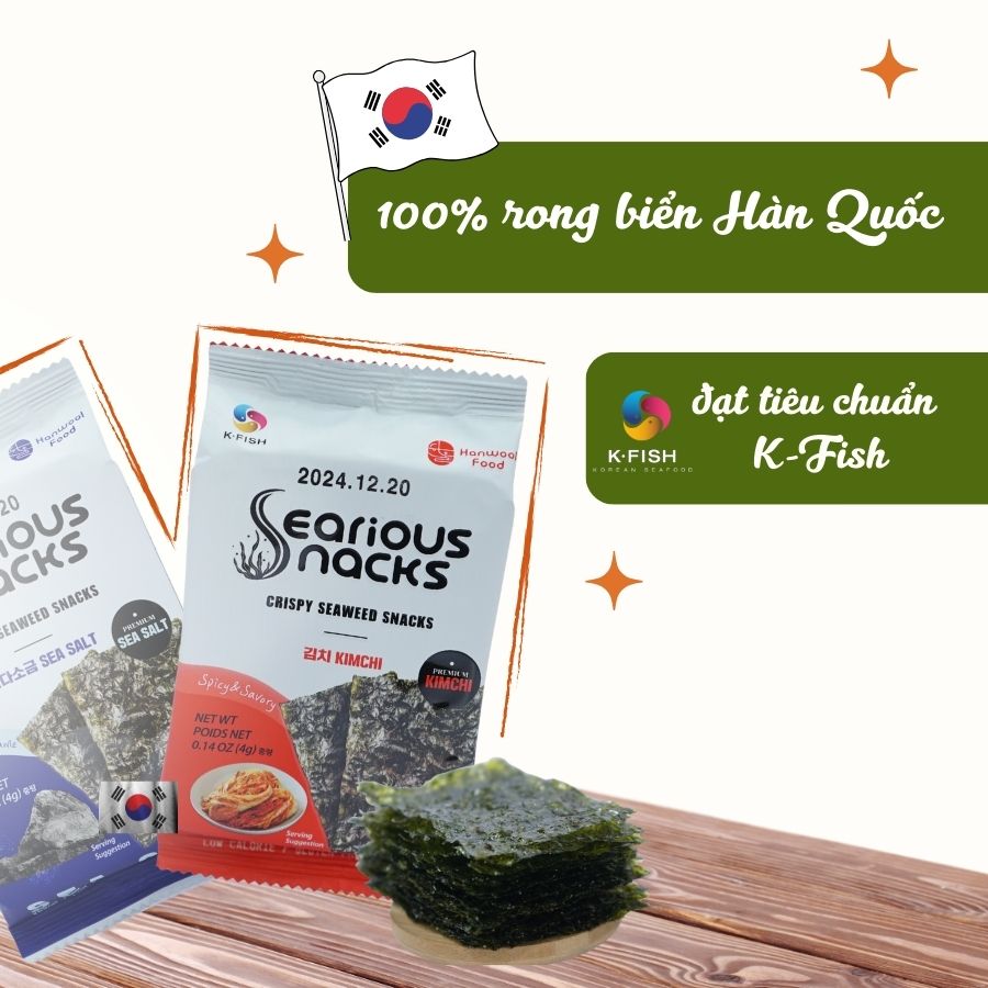  Snack rong biển lá kim Hàn Quốc 6