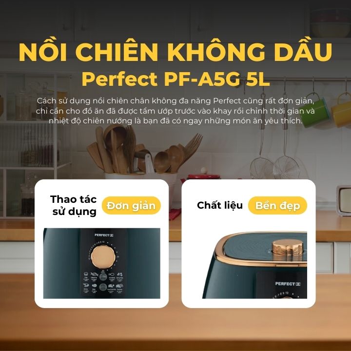 PERFECT - Nồi chiên không dầu PF-A5G 2