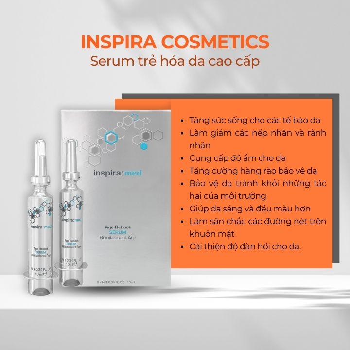 INSPIRA COSMETICS - Serum trẻ hóa da cao cấp (Age Reboots Serum)  1