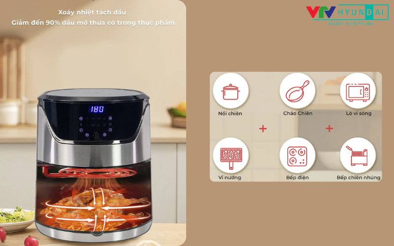 Nồi chiên không dầu 12