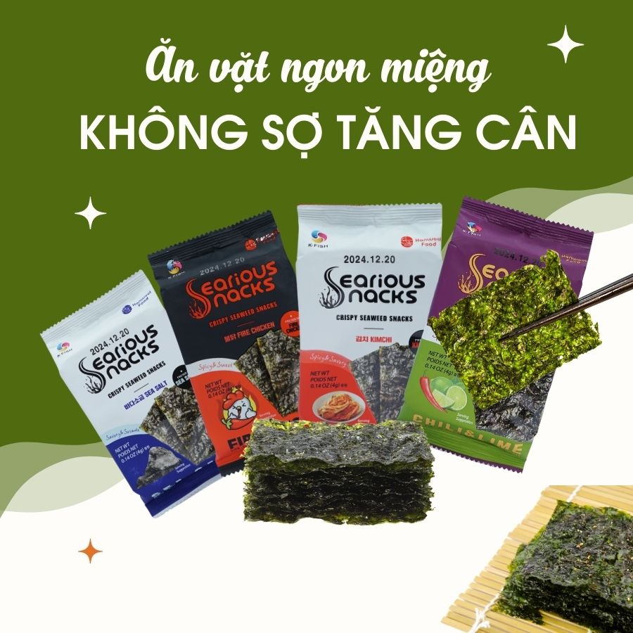 Snack rong biển lá kim Hàn Quốc 5