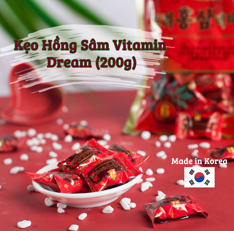 Kẹo Hồng Sâm Vitamin Dream Hàn Quốc