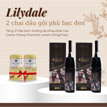 								2 Chai Dầu Gội Phủ Bạc Lilydale (Màu Đen)
								