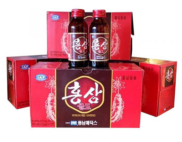  Combo 50 chai nước uống hồng sâm Hàn Quốc (100ml/chai) 1 Hộp Tổ Yến Chưng Đường Phèn SCNEST 15% 10 chai nước Đông Trùng Hạ Thảo Hàn Quốc (100ml/chai)