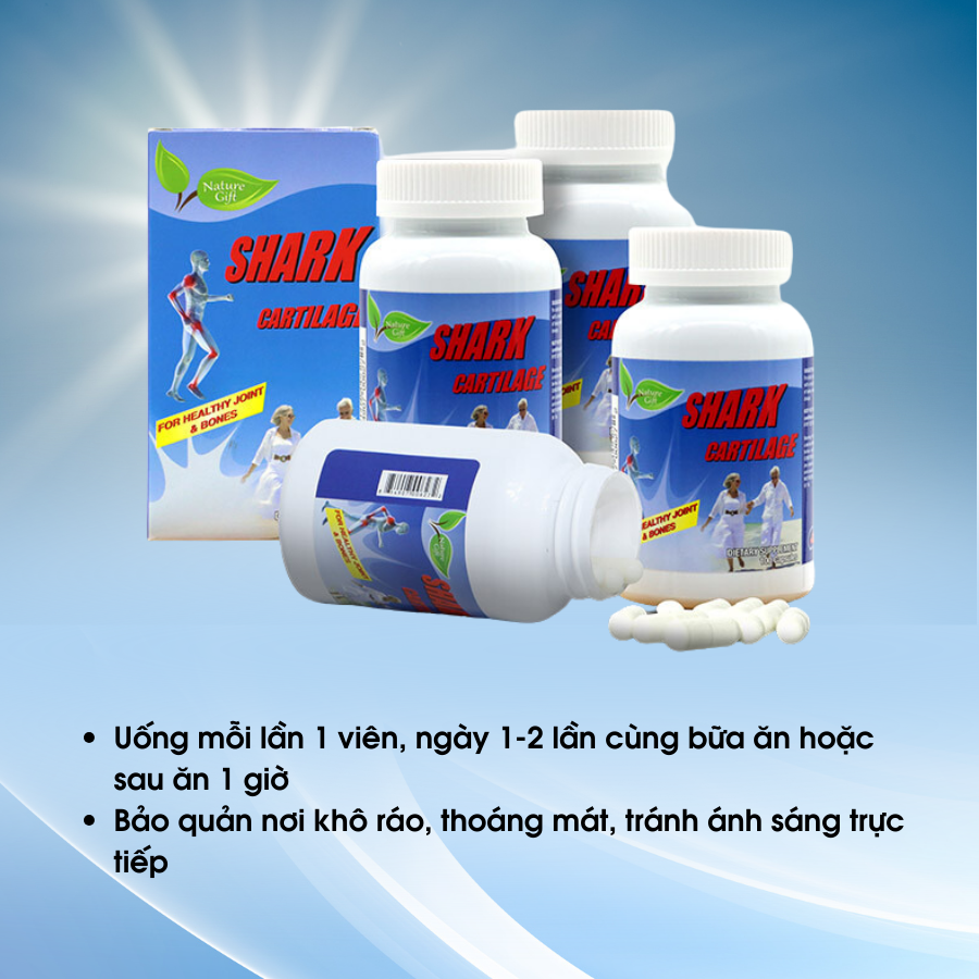 Sụn cá mập Shark Cartilage (100 viên/ hộp) 5