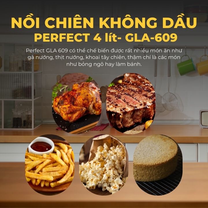 PERFECT - Nồi chiên không dầu GLA 609 3