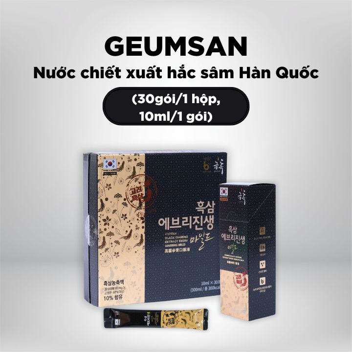 Nước chiết xuất hắc sâm hàn quốc