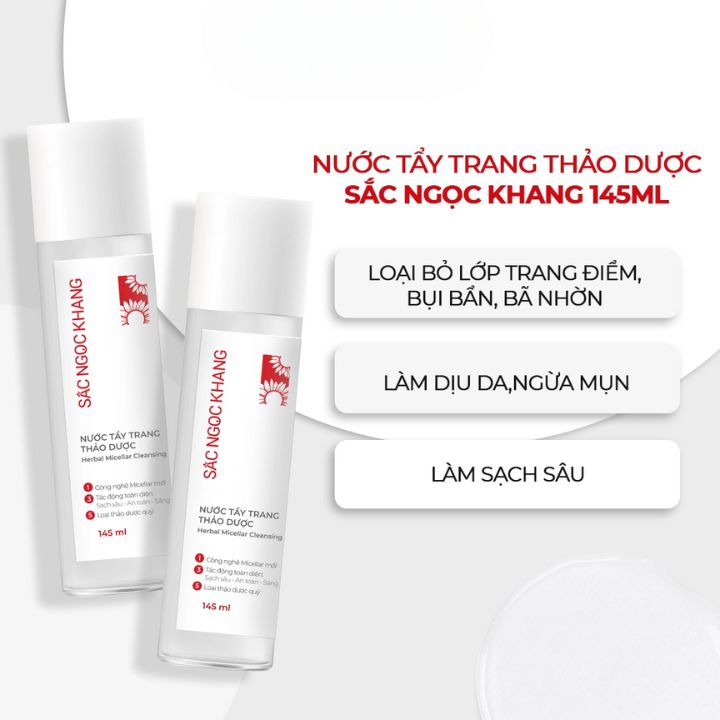 Nước tẩy trang thảo dược Sắc Ngọc Khang (145ml)