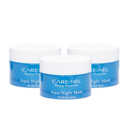 								CARE:NEL-Combo 3 Mặt nạ ngủ mặt mềm mịn và căng bóng da 15ml 
								