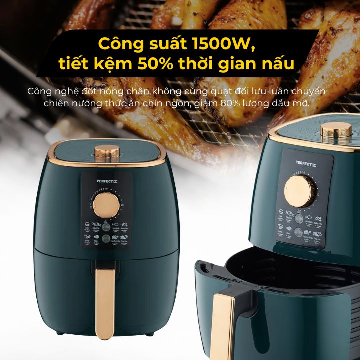 PERFECT - Nồi chiên không dầu PF-A5G 6