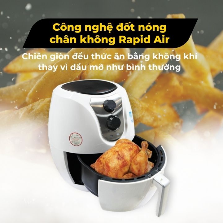 PERFECT - Nồi chiên không dầu GLA 609 4