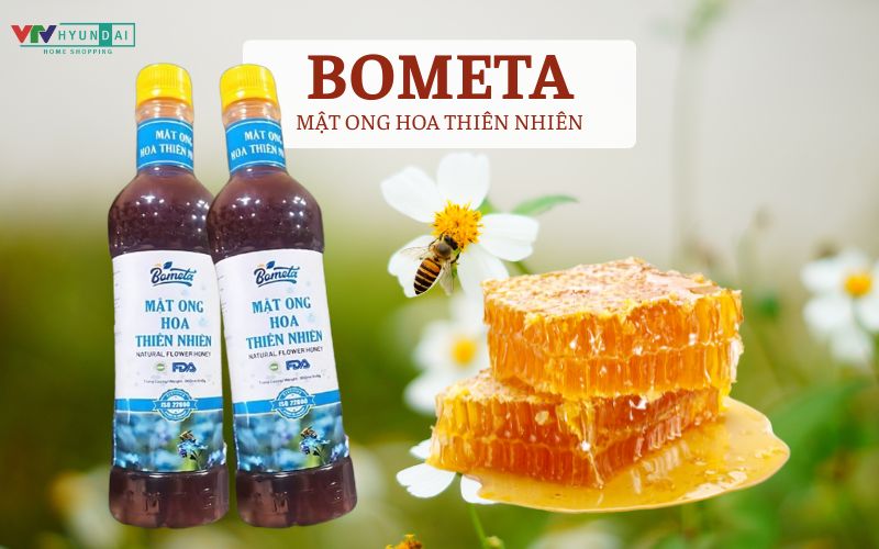 								BOMETA - 4 chai Mật Ong Hoa Thiên Nhiên (840g/1 chai) + 2 gói Tinh Nghệ Cucumin (100g) + 1 chai Mật Ong Hoa Thiên Nhiên (840g/1 chai)
								