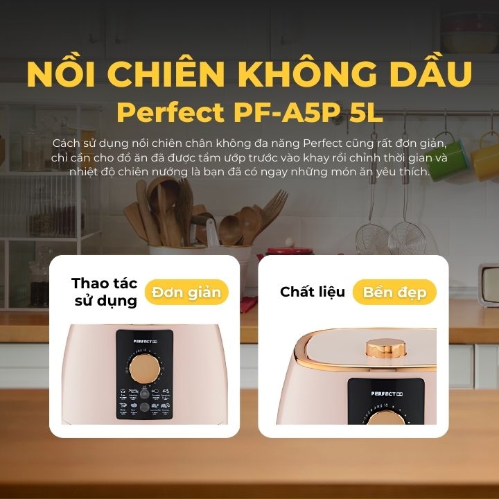 PERFECT - Nồi chiên không dầu PF-A5P 2