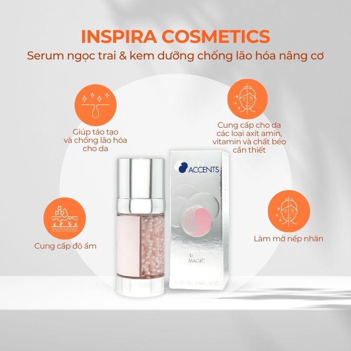 INSPIRA COSMETICS - Serum ngọc trai & kem dưỡng chống lão hóa nâng cơ (Bi Magic Caviar Repair) 1