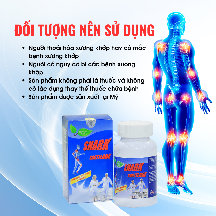 Sụn cá mập Shark Cartilage (100 viên/ hộp) 3