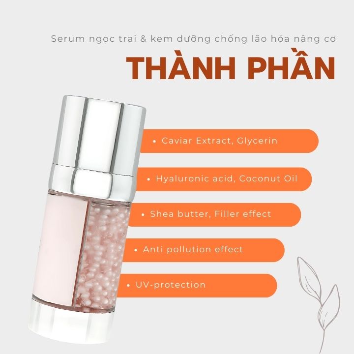 INSPIRA COSMETICS - Serum ngọc trai & kem dưỡng chống lão hóa nâng cơ (Bi Magic Caviar Repair) 2