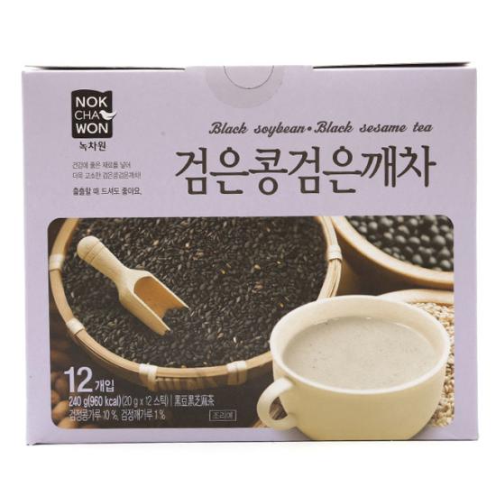 Bột Ngũ cốc Trà mè đen 240g Nokchawon