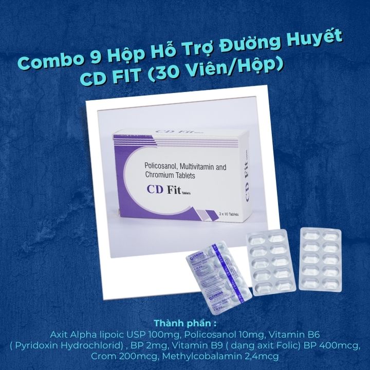 Hỗ Trợ Đường Huyết CD FIT (30 Viên/Hộp) 2